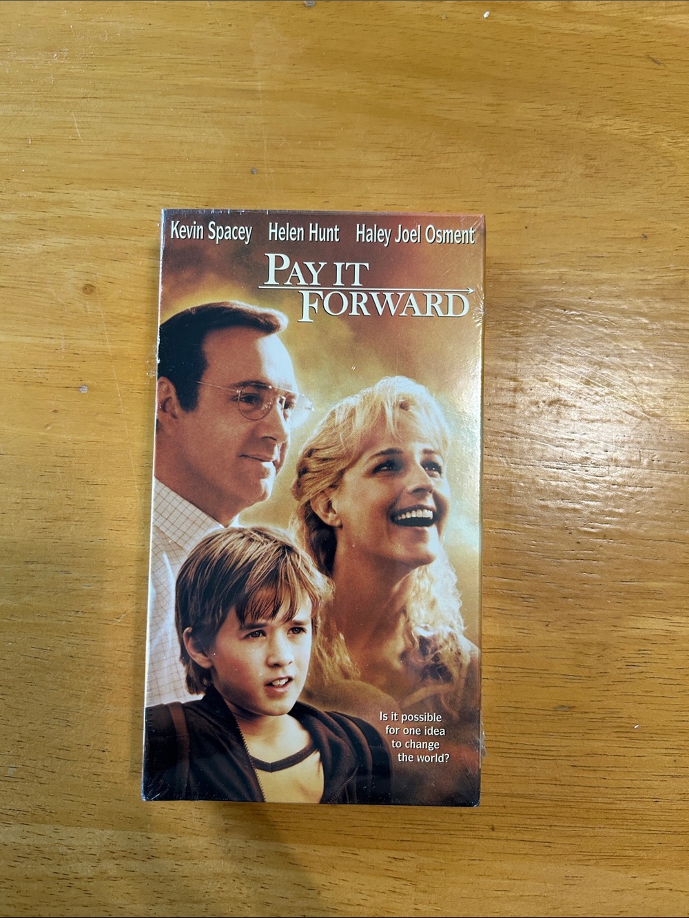 Pay It Forward VHS Movie Tape - Warm Brown/Gold Cover